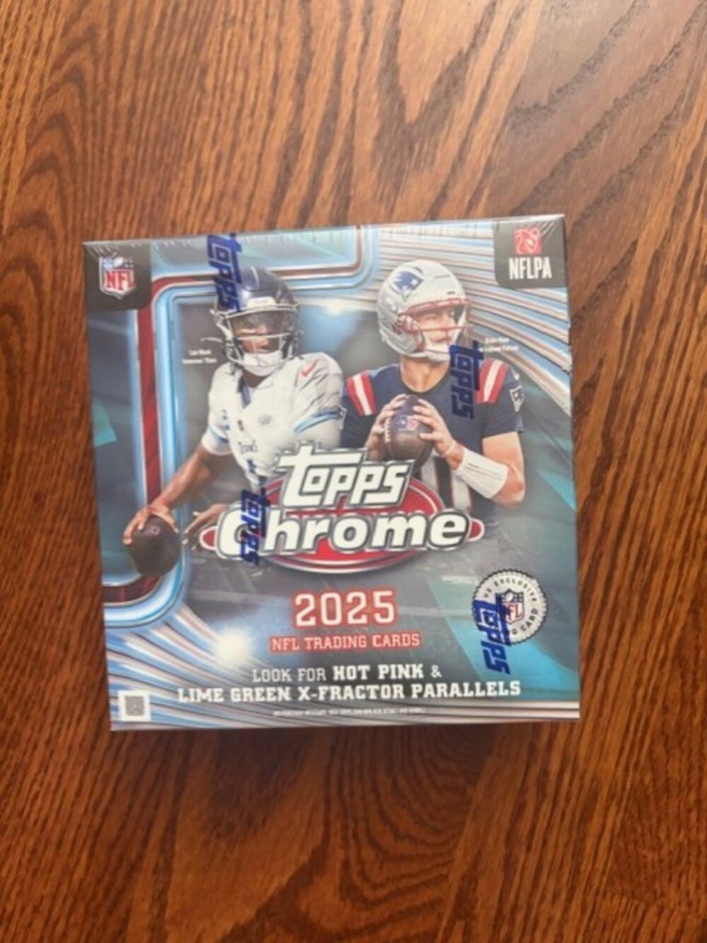 2025 Topps Chrome NFL Football Mega Box Sealed New Trading Cards